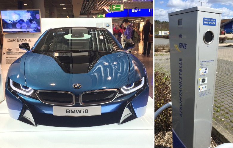 BMW i8, Elektroladesäule