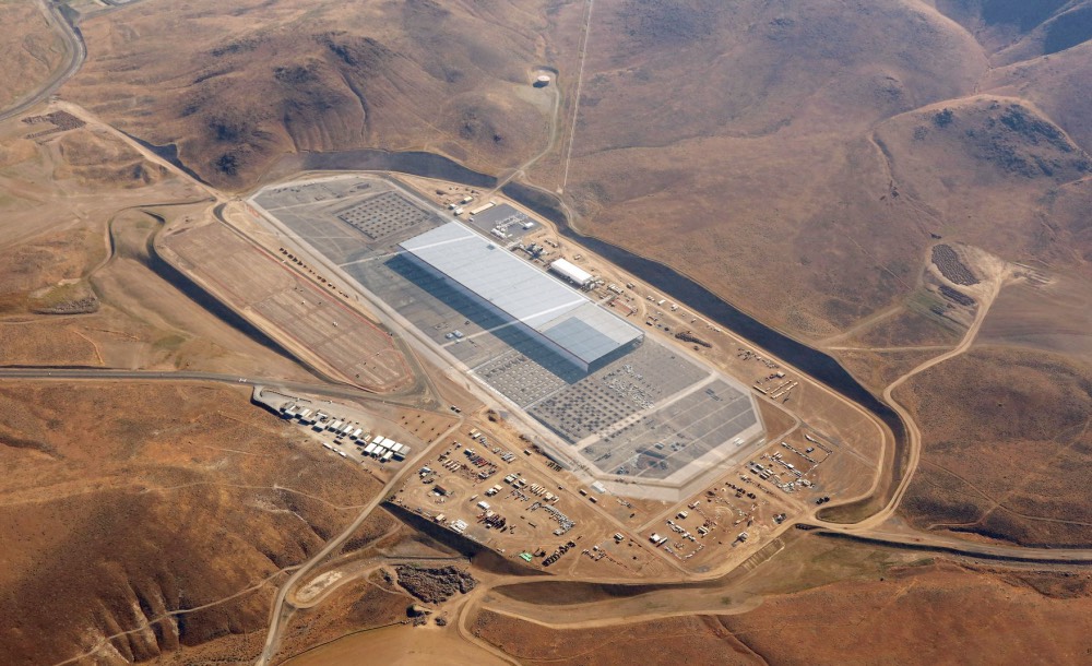 Gigafactory Tesla Nevada Wüste