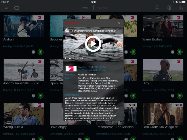 SAve.TV iPad App