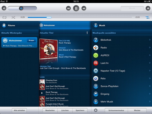 Sonos iPad App