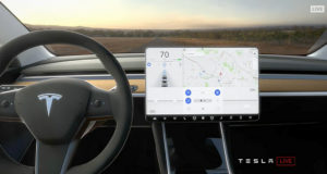 Cockpit vom Tesla Model 3