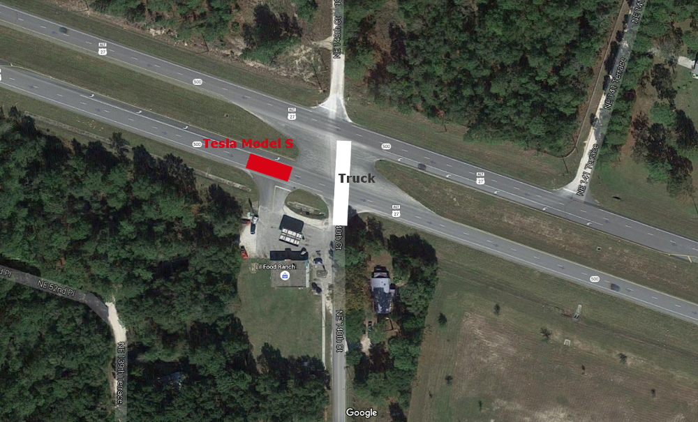 Unfall mit Autopilot im Tesla Model S in Florida