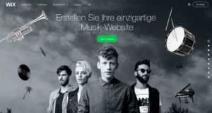 Wix Musik Digitalvertrieb
